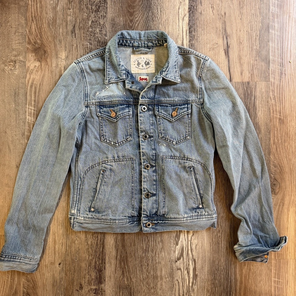 Scotch & Soda Womens Size Petite Denim Jacket